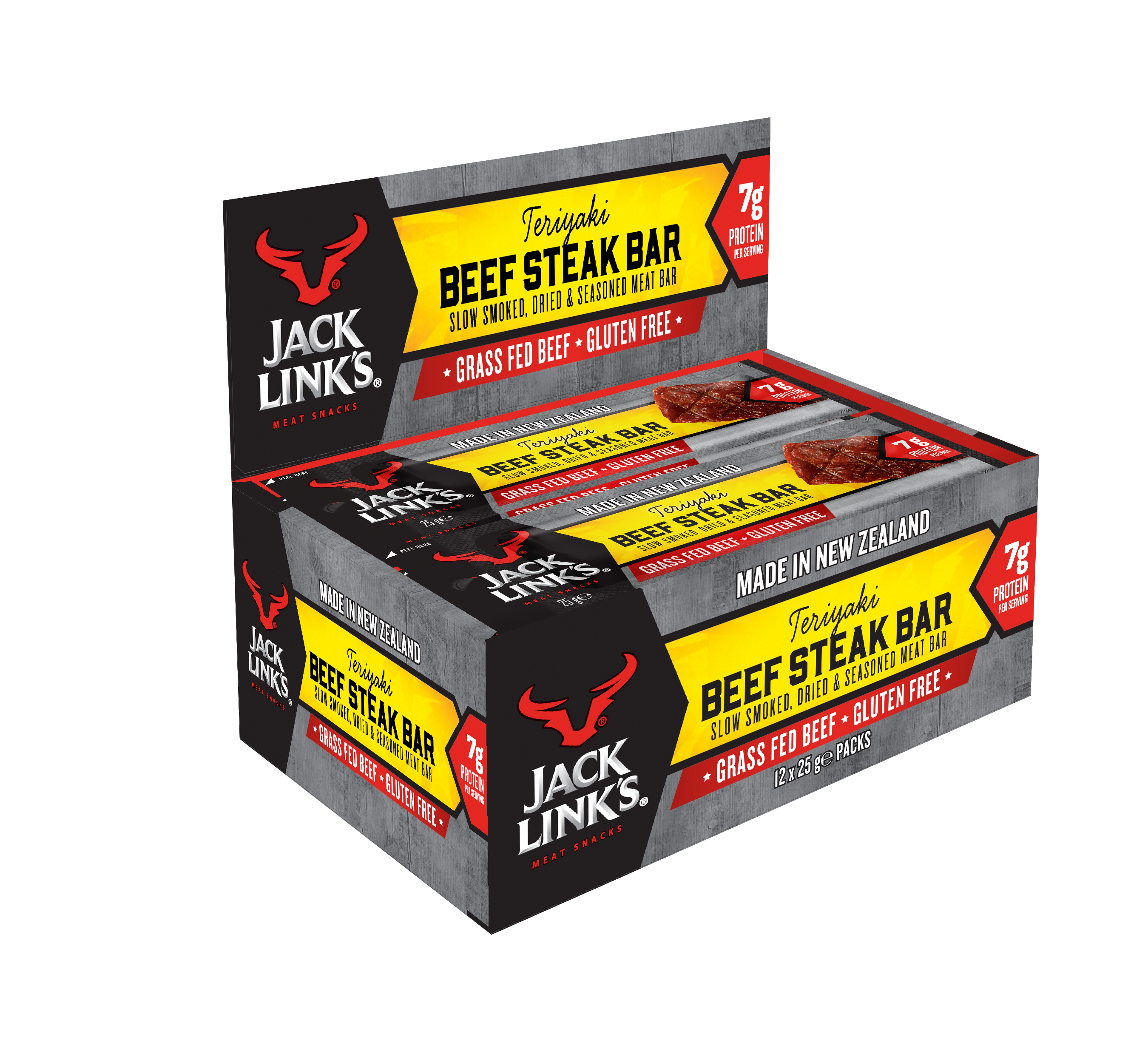 Teriyaki Beef Steak Bar 25g | 12 Pack