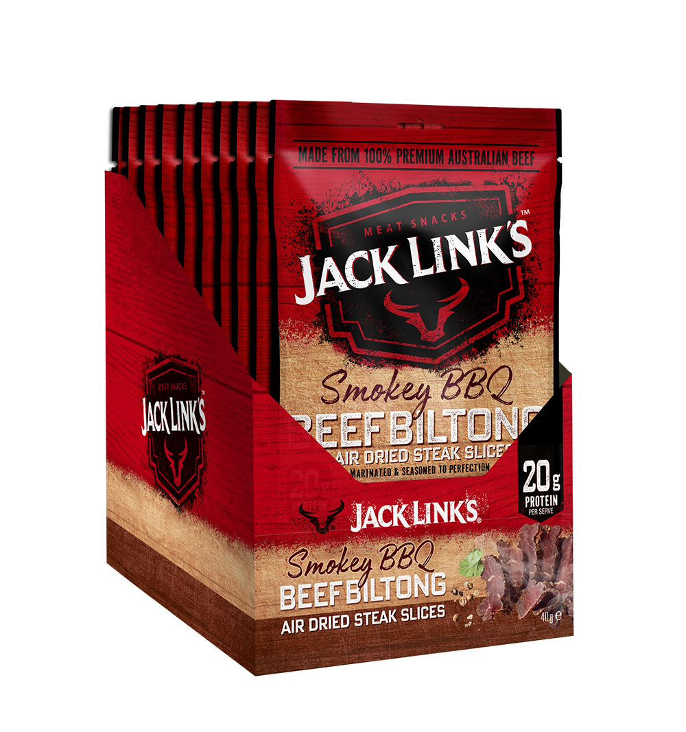 Smokey BBQ Beef Biltong 40g | 10 Pack
