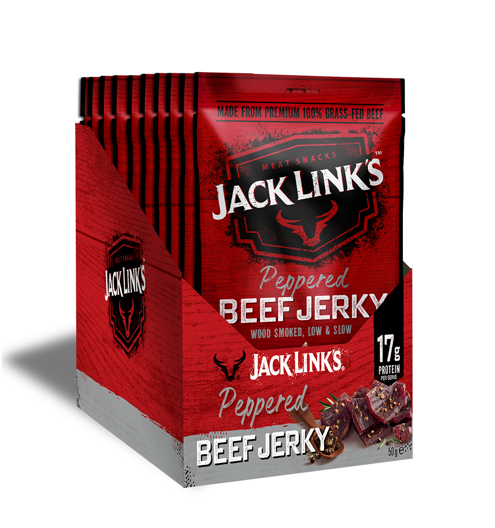 Peppered Beef Jerky 50g | 10 Pack