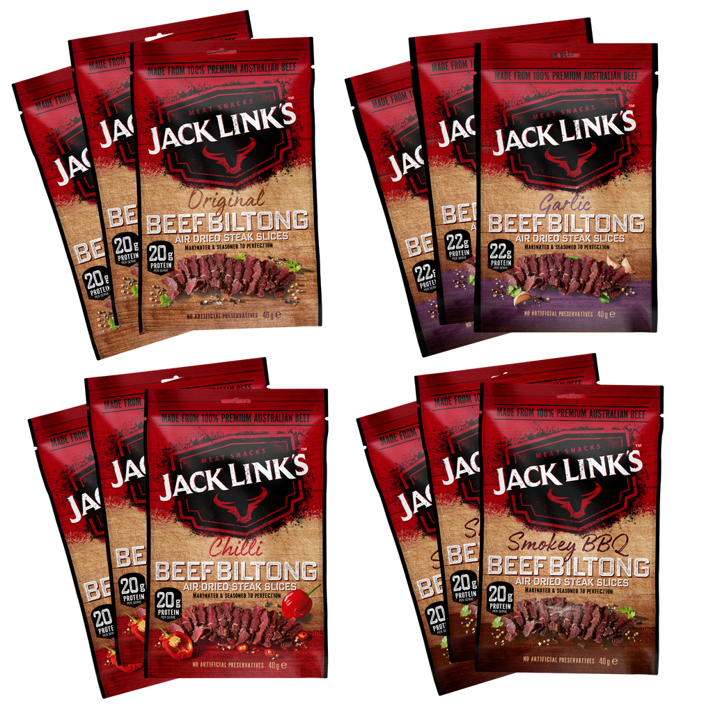 Billtong Sampler Pack 40g | 12 Pack