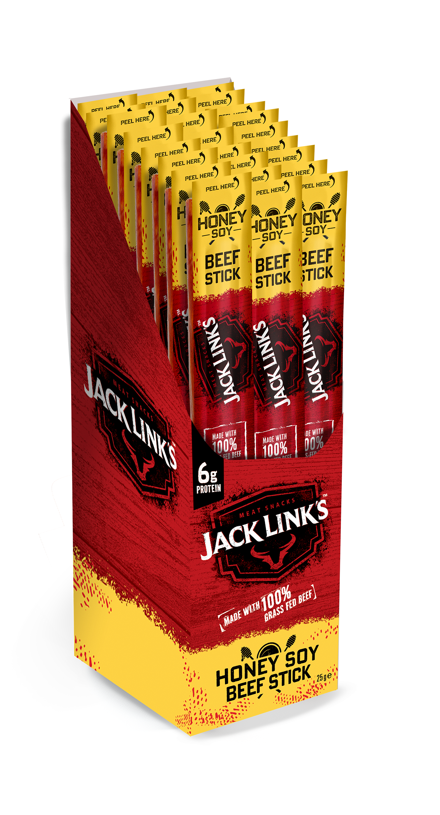 Honey Soy Beef Sticks | 25 Pack