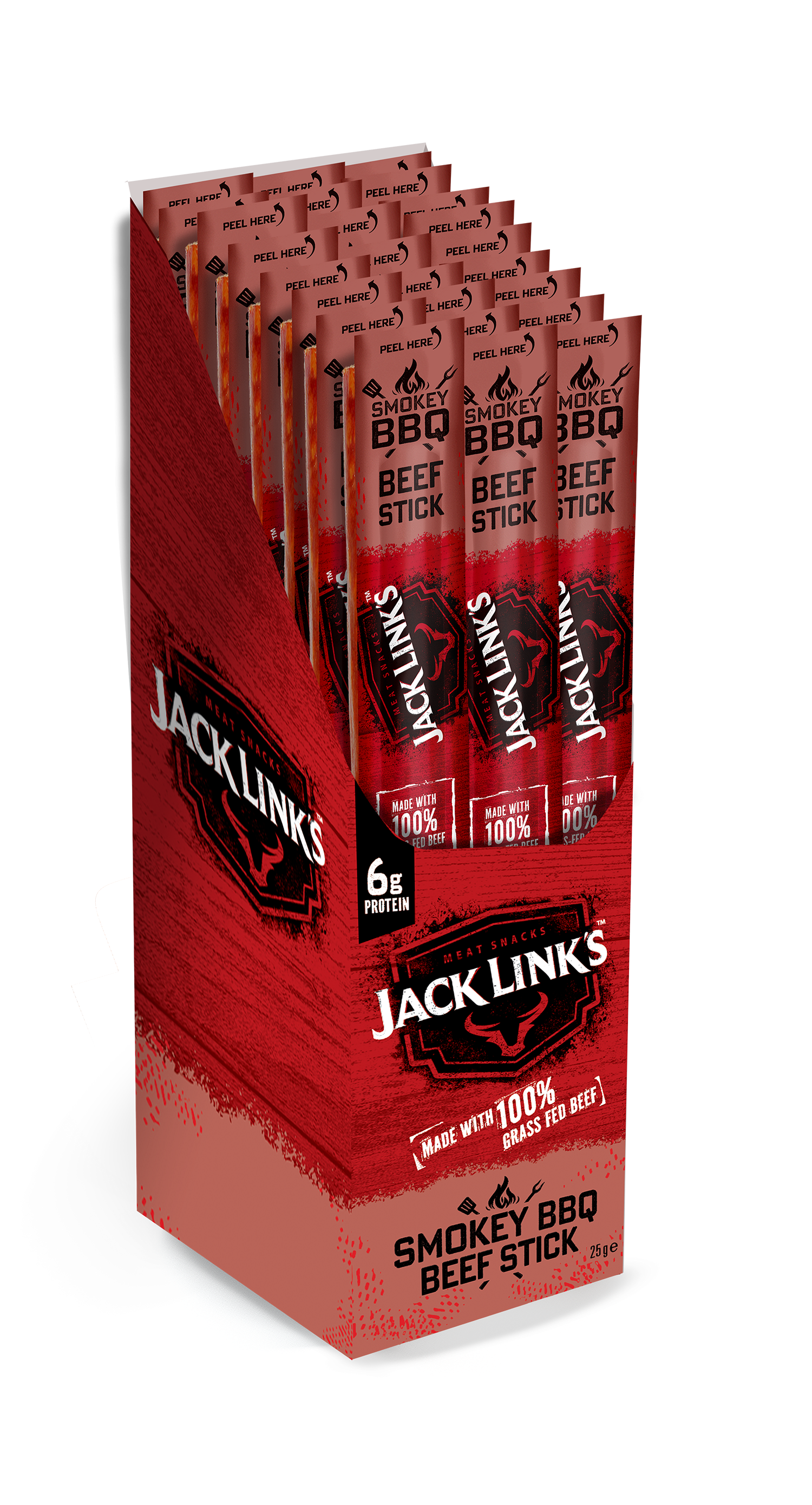 Smokey BBQ Beef Sticks | 25 Pack