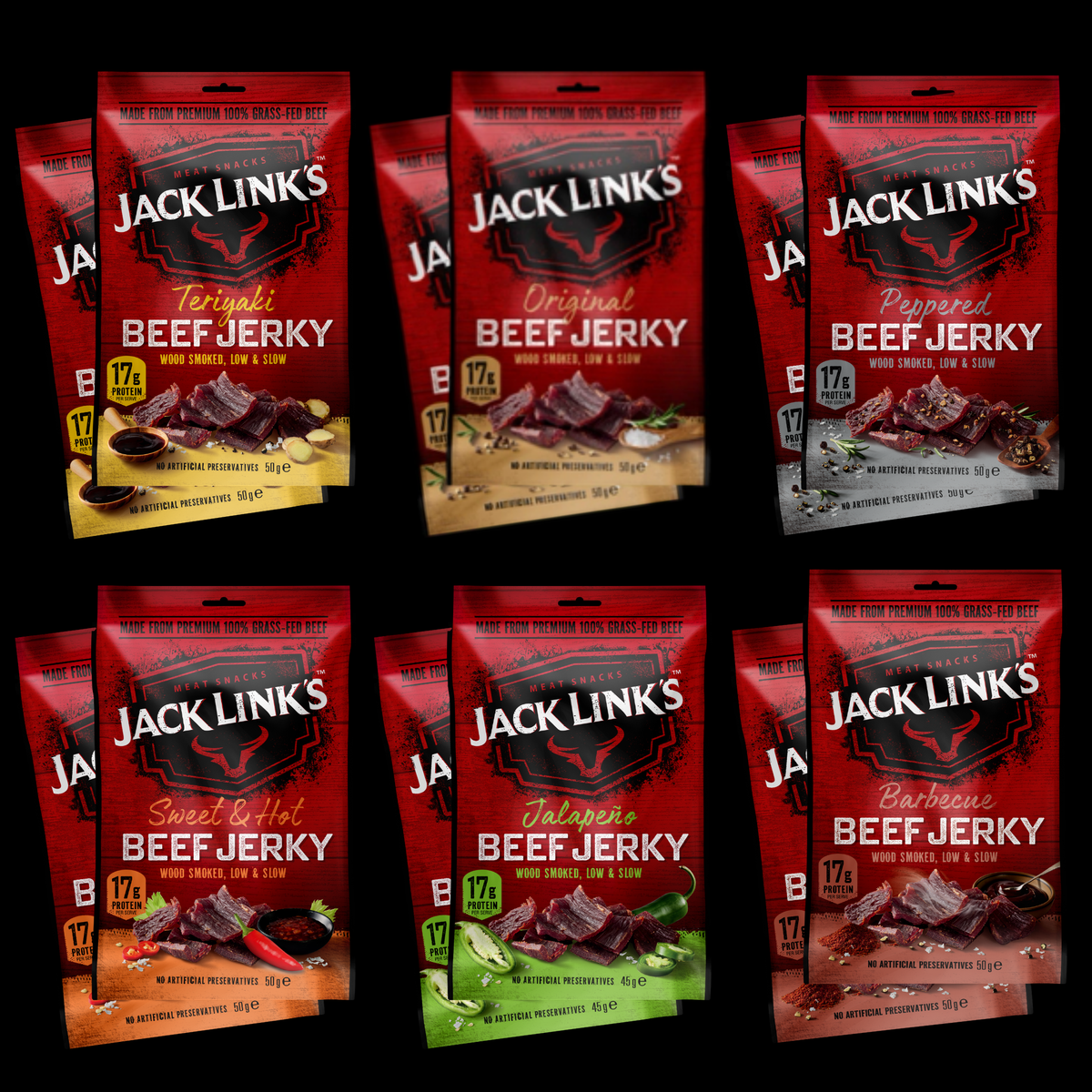 Jerky Sampler Pack 50g | 12 Pack