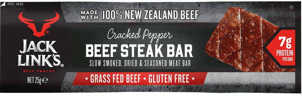 Peppered Beef Steak Bar 25g | 12 Pack