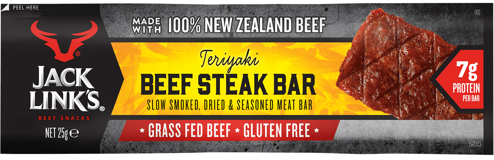 Teriyaki Beef Steak Bar 25g | 12 Pack